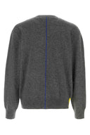 Loewe Dark Grey Stretch Wool Blend Cardigan
