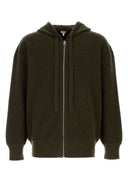 Loewe Khaki Wool Cardigan