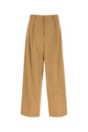 Loewe Camel Cotton Wide Leg Pant
