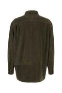 Loewe Khaki Suede Shirt