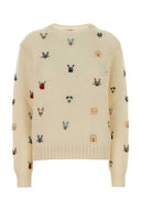 Loewe Cream Wool Blend Sweater