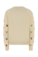Loewe Cream Wool Blend Sweater