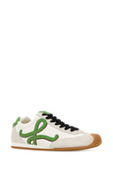 Loewe Two Tone Canvas And Suede Ballet Runner 2.0 Sneakers