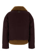 Loewe Burgunderfarbene Jacke aus Baumwollmischung