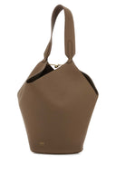 Khaite Lotus-Einkaufstasche aus Cappuccino-Leder