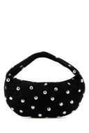 Khaite Black Suede Medium Olivia Shoulder Bag