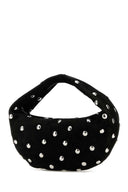 Khaite Black Suede Medium Olivia Shoulder Bag