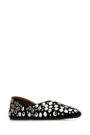 Khaite Embellished Suede Jane Ballerinas