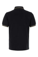 Fred Perry Black Piquet Polo Shirt