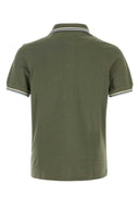 Fred Perry Army Green Piquet Polo Shirt
