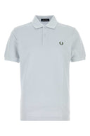 Fred Perry Pastel Light Blue Pique Polo Shirt