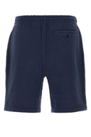 Polo Ralph Lauren Navy Blue Cotton Blend Bermuda Shorts