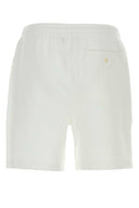 Polo Ralph Lauren White Cotton Blend Bermuda Shorts