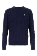 Polo Ralph Lauren Navy Blue Cotton Sweater