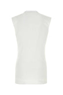 Dolce & Gabbana White Cotton Tank Top