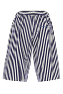 Dolce & Gabbana Embroidered Poplin Bermuda Shorts