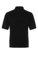 Dolce & Gabbana Black Cotton Polo Shirt