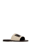 Pantofole in tela bicolore Dolce & Gabbana