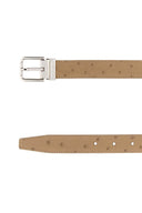 Cintura reversibile in pelle color cammello Dolce & Gabbana