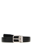 Cintura in pelle nera Dolce & Gabbana