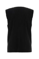 Homme Plisse' Issey Miyake Black Polyester Vest