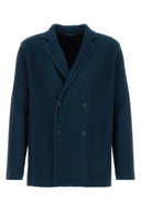 Homme Plisse' Issey Miyake Navy Blue Polyester Blazer