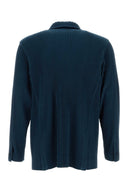 Homme Plisse' Issey Miyake Navy Blue Polyester Blazer