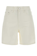 Anine Bing White Denim Shorts
