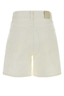 Anine Bing White Denim Shorts