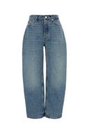 Anine Bing Wide Leg Jeans In Denim