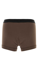 Tom Ford Chocolate Stretch Cotton Boxer