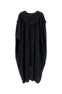 Mm6 Maison Margiela Black Jersey Shirt Dress