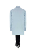 Mm6 Maison Margiela Light Blue Poplin Shirt