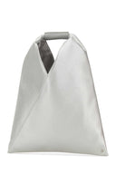 Mm6 Maison Margiela Silver Synthetic Leather Japanese Handbag