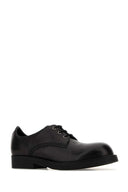Mm6 Maison Margiela Black Leather Lace Up Shoes