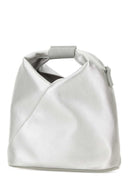 Mm6 Maison Margiela Silver Synthetic Leather Japanese Handbag