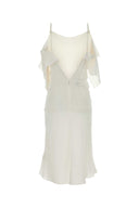 Mm6 Maison Margiela White Satin Dress