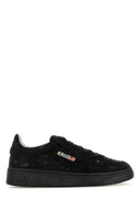 Autry Medalist-Sneaker aus schwarzem Wildleder