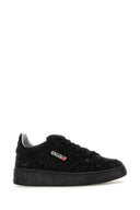 Autry Medalist-Sneaker aus schwarzem Wildleder