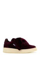 Autry Purple Velvet Medalist Sneakers
