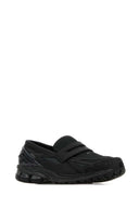 New Balance Black Mesh Loafers