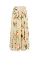 Zimmermann Printed Crepe Carousel Skirt