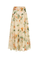 Zimmermann Printed Crepe Carousel Skirt
