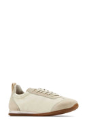 Sneakers Uma Wang in tela e pelle scamosciata avorio