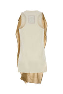 Top Taylor in tela elasticizzata avorio di Uma Wang