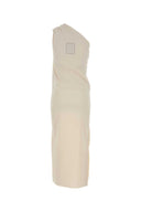 Uma Wang Elfenbeinfarbenes Apsis-Kleid aus Stretch-Canvas