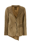 Blazer Kylie in misto cotone beige Uma Wang