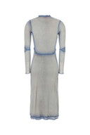 Diesel Pastel Light Blue Cotton Dress