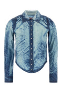 Diesel Light Blue Lyocell De Lyria Shirt