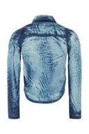 Diesel Light Blue Lyocell De Lyria Shirt